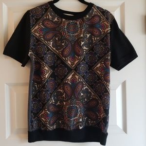 Trina Turk paisley knit sweater